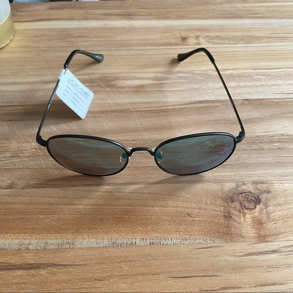 Joe’s Jeans Aviator Sunglasses Max UV Protection Blue Tint Lens